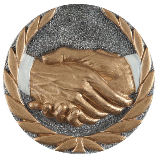 EMBLEMAT UŚCISK DŁONI FG017