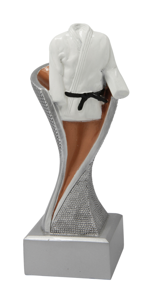 STATUETKA ODLEWANA KARATE 1, 2, 3 MIEJSCE FG4050 - obrazek 3