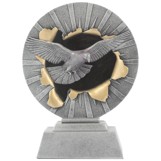 STATUETKA ODLEWANA GOŁĘBIARSTWO RE.072